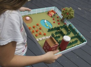 自製紙皮Ball-maze，跟孩子玩創意