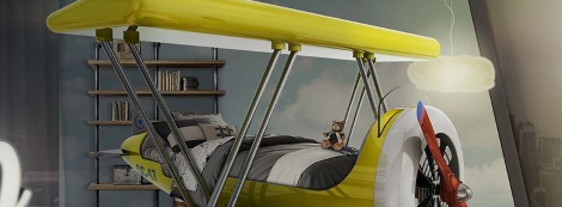 「Disney飛機」兒童床‧型到飛入屋