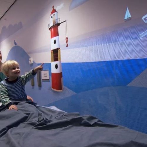 荷蘭得獎兒童病院．玩「海陸空」+投映動畫